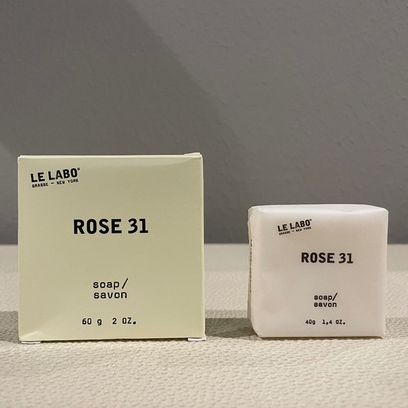 ~New~ Le Labo Rose 31 Travel Bar Soap Set - Picture 2 of 2
